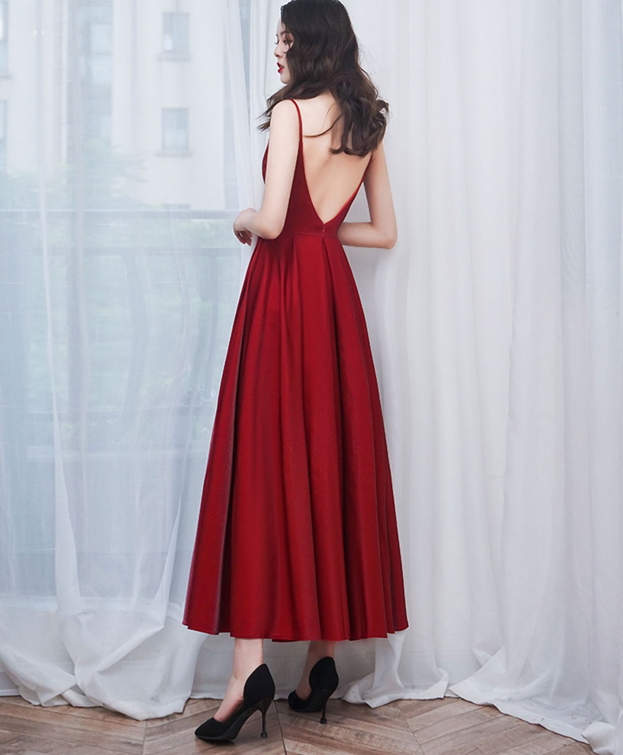 A-Line Burgundy Long Prom Dresses, Burgundy Formal Graduation Dresses 24prom A-Line Burgundy Long Prom Dresses, Burgundy Formal Graduation Dresses 24prom